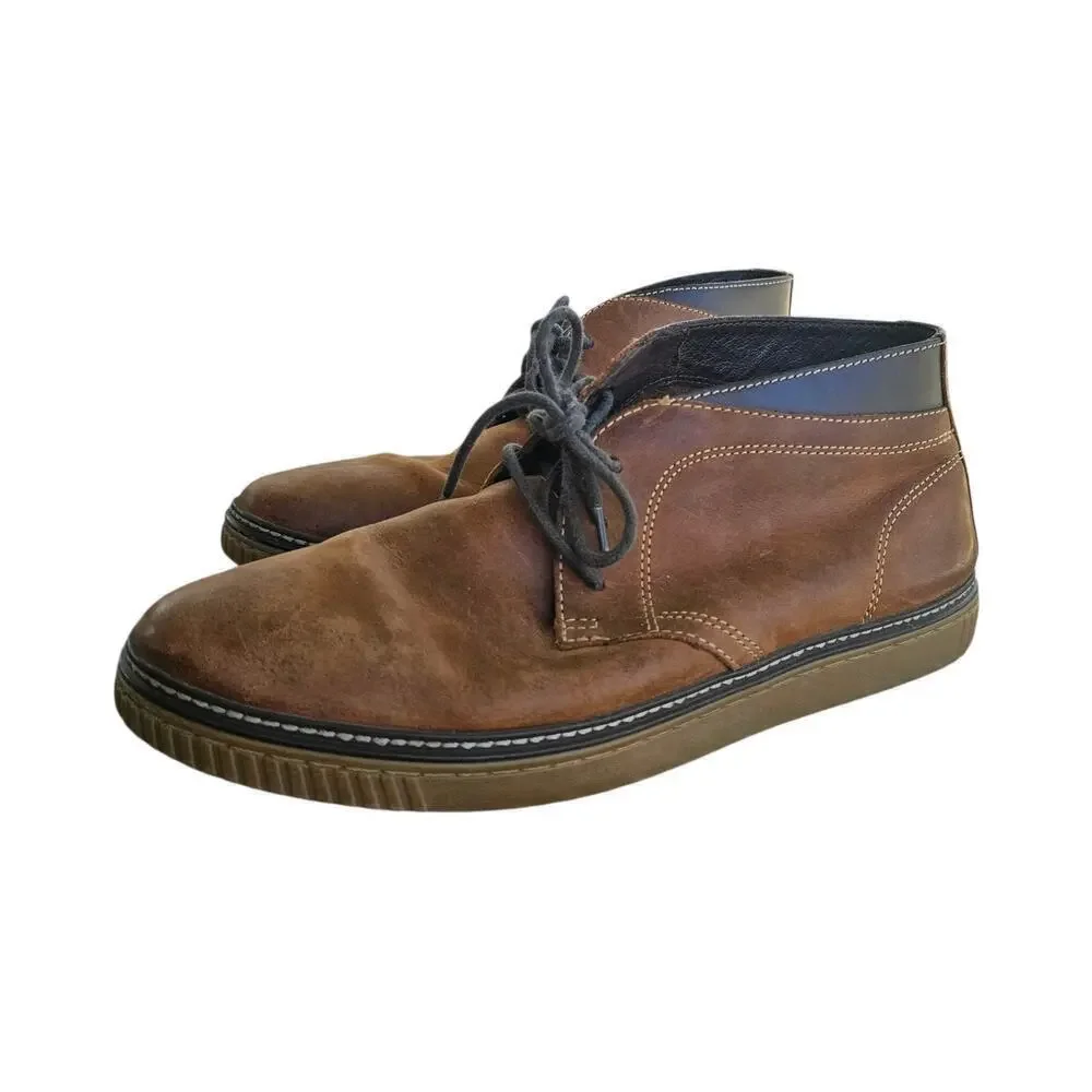 Johnston & Murphy Wallace Chukka Boots Brown Size 10.5